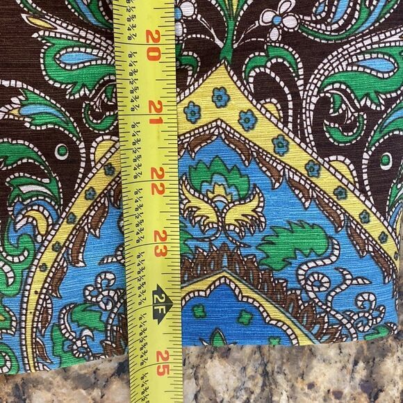 Silkland silk paisley print 3/4 sleeves single button closure blazer size 1X - Picture 9 of 9